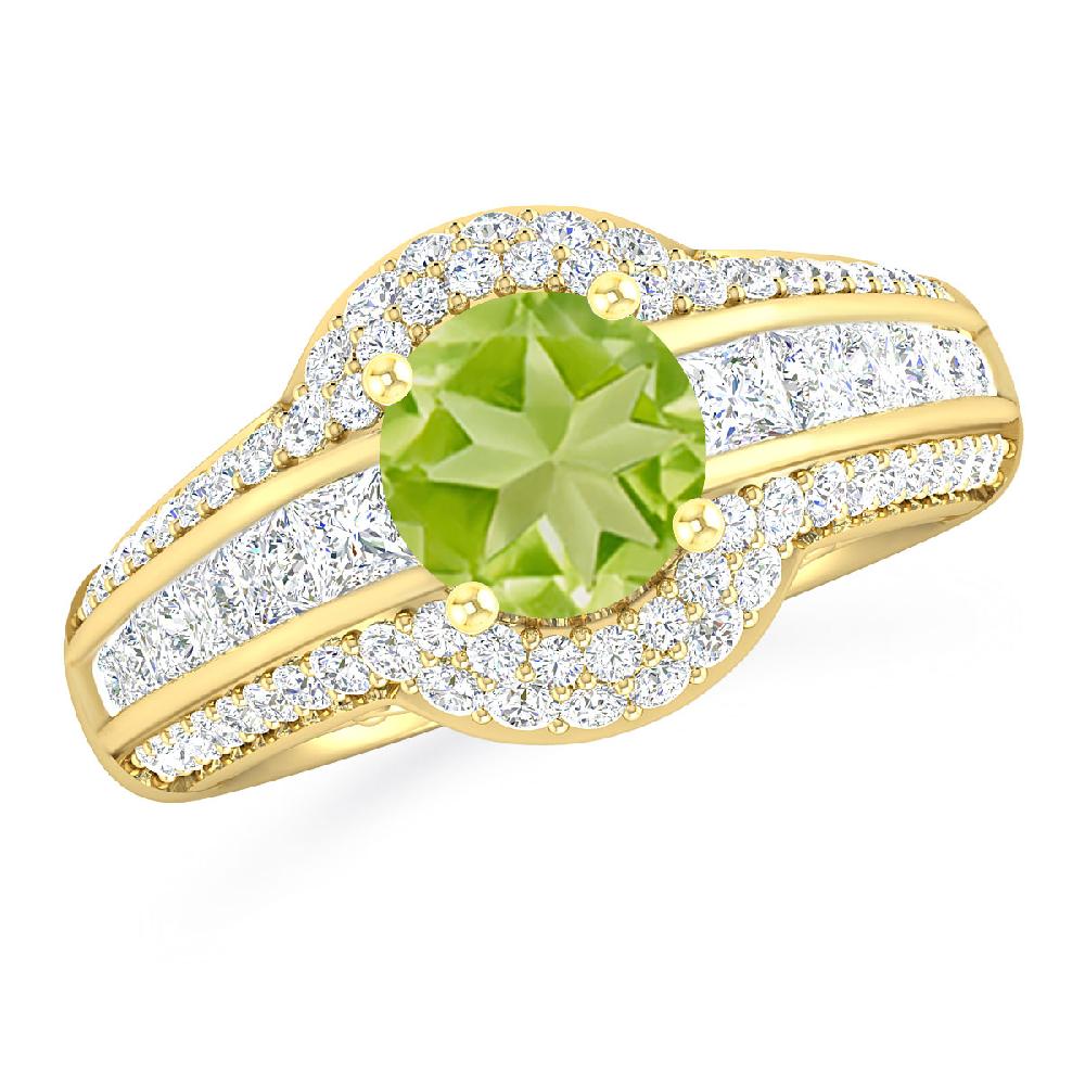 Yellow Gold - Peridot
