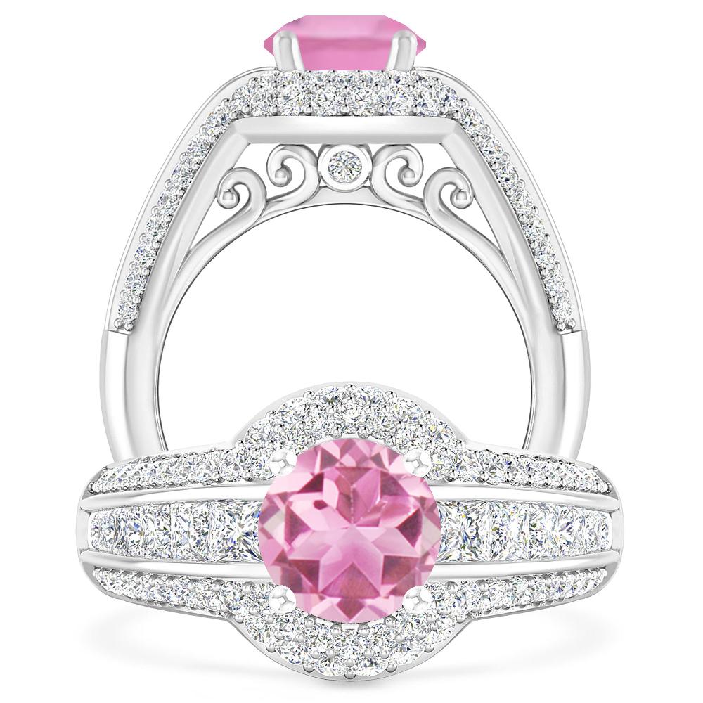 White Gold - Pink Tourmaline