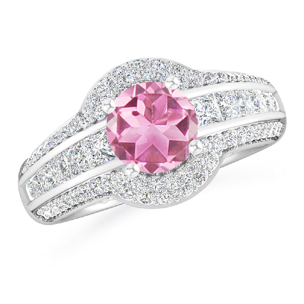 White Gold - Pink Tourmaline