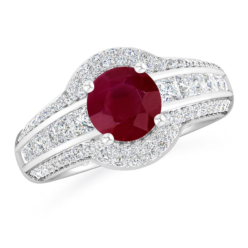 White Gold - Ruby