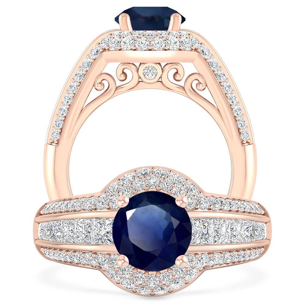 Rose Gold - Sapphire