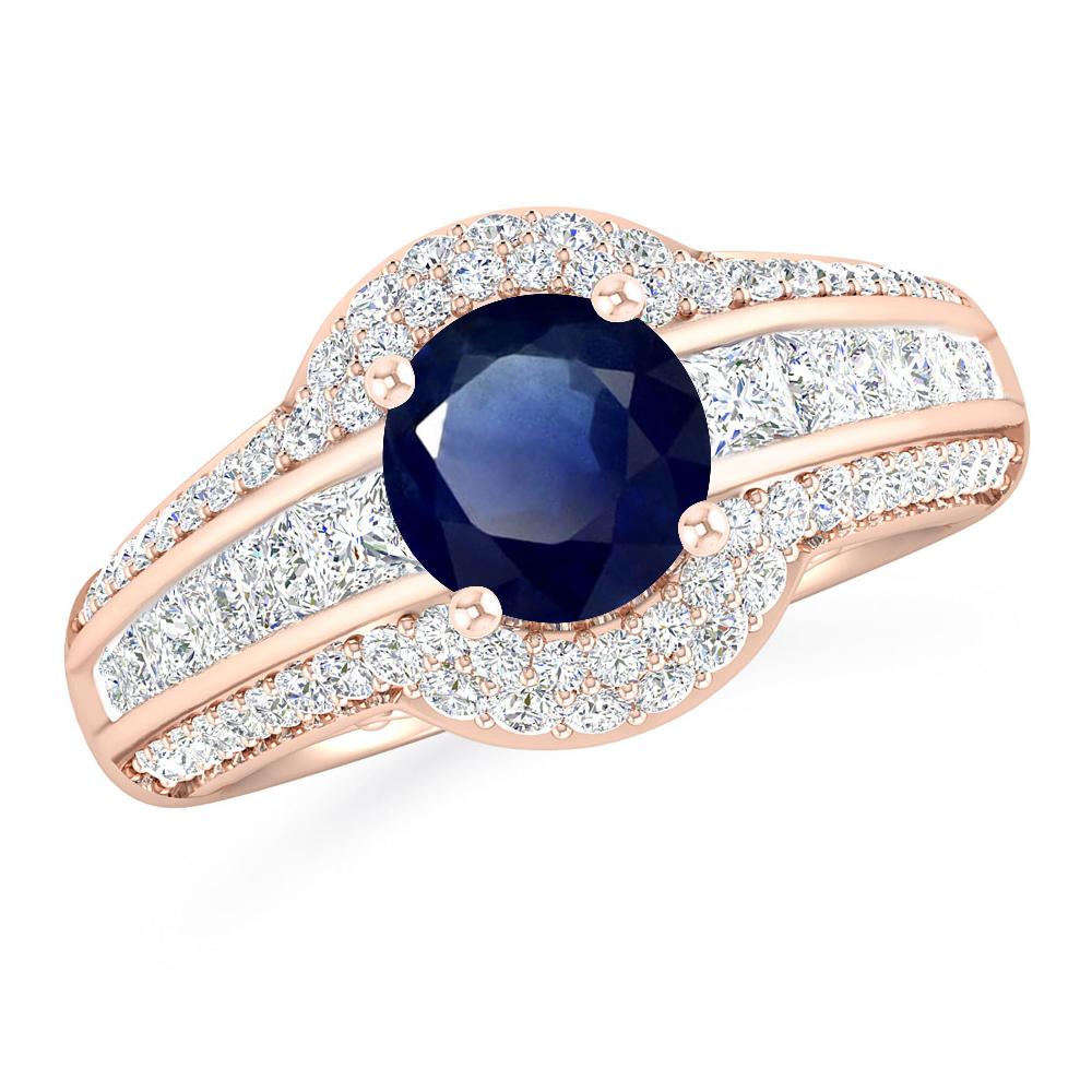 Rose Gold - Sapphire
