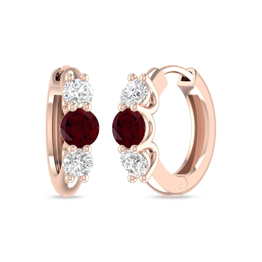 Rose Gold - Garnet