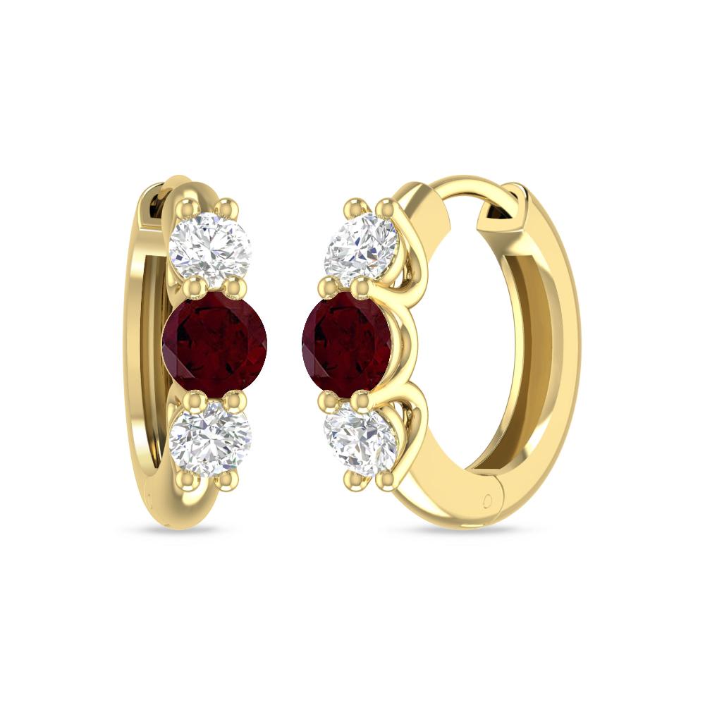Yellow Gold - Garnet