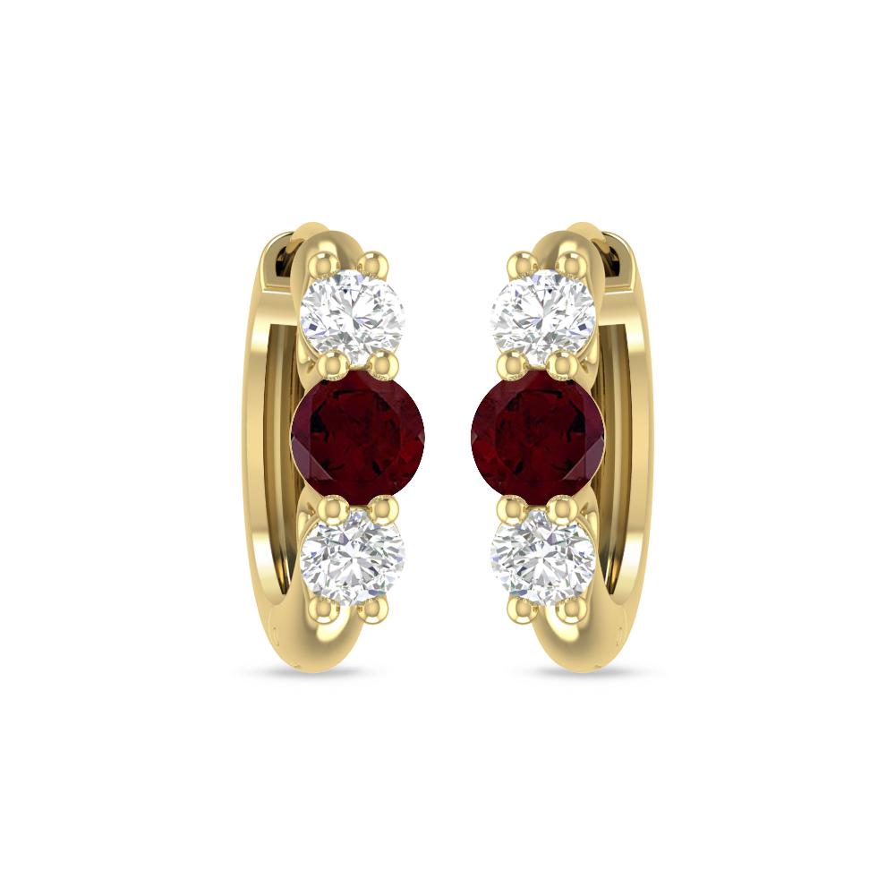 Yellow Gold - Garnet