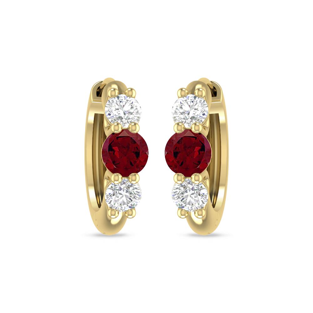 Yellow Gold - Garnet