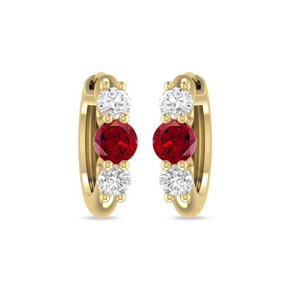 Yellow Gold - Garnet