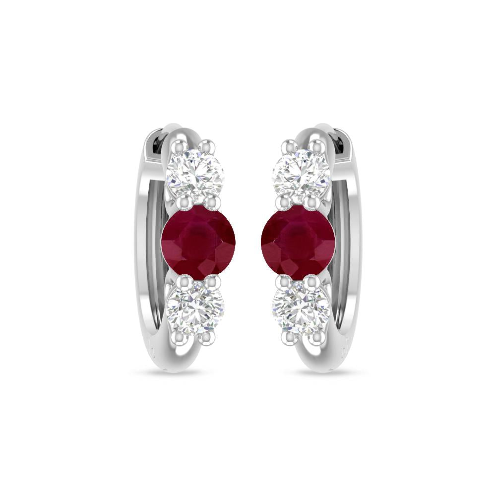 White Gold - Ruby