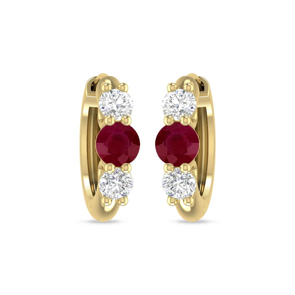 Yellow Gold - Ruby