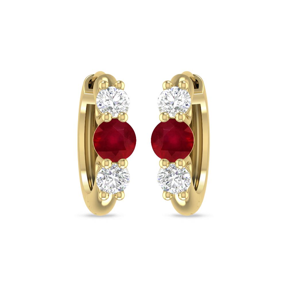 Yellow Gold - Ruby