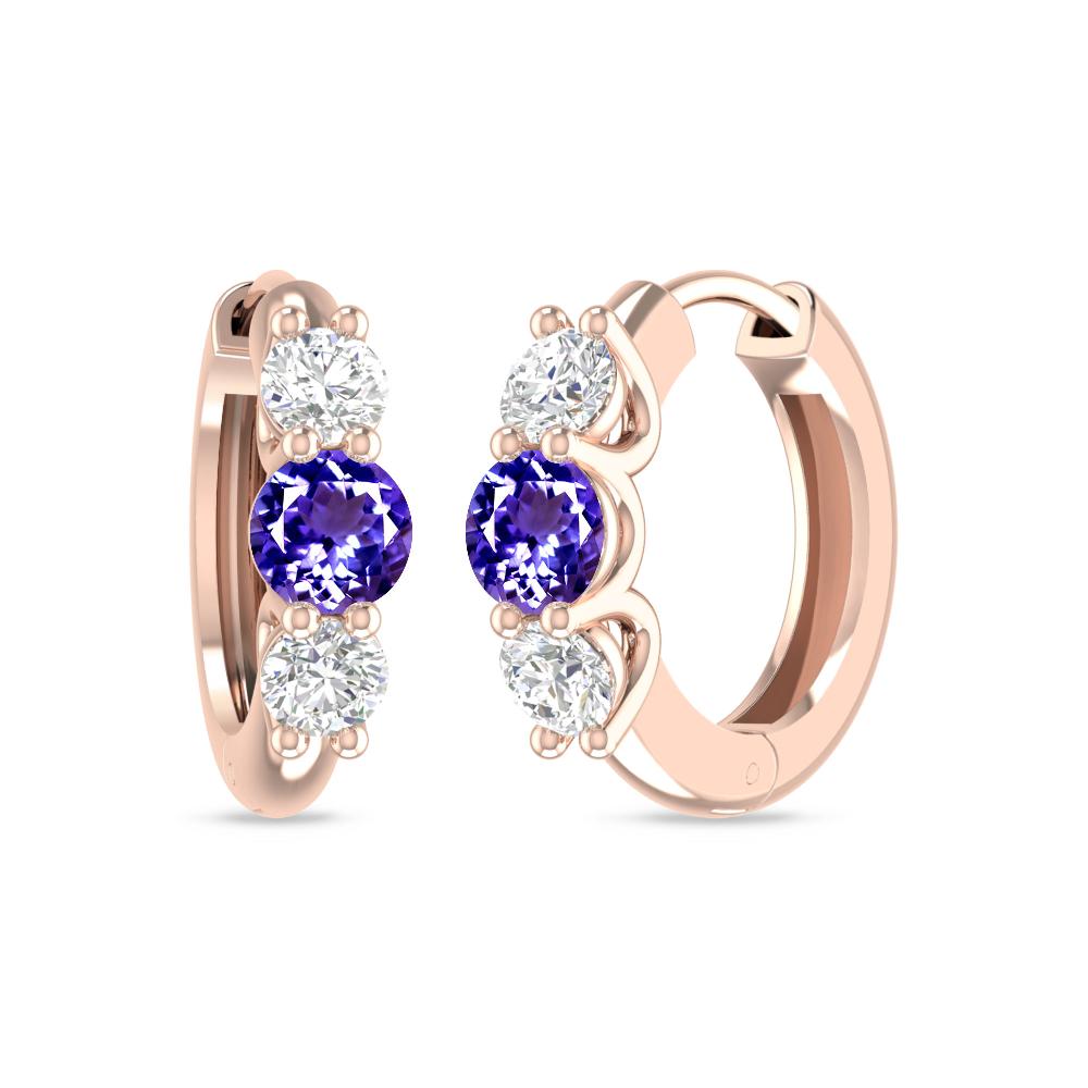 Rose Gold - Tanzanite