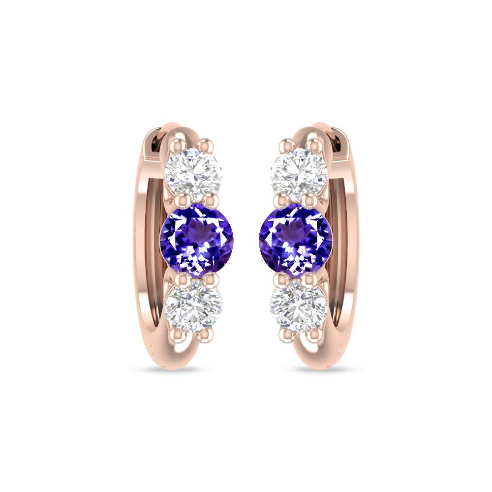 Rose Gold - Tanzanite