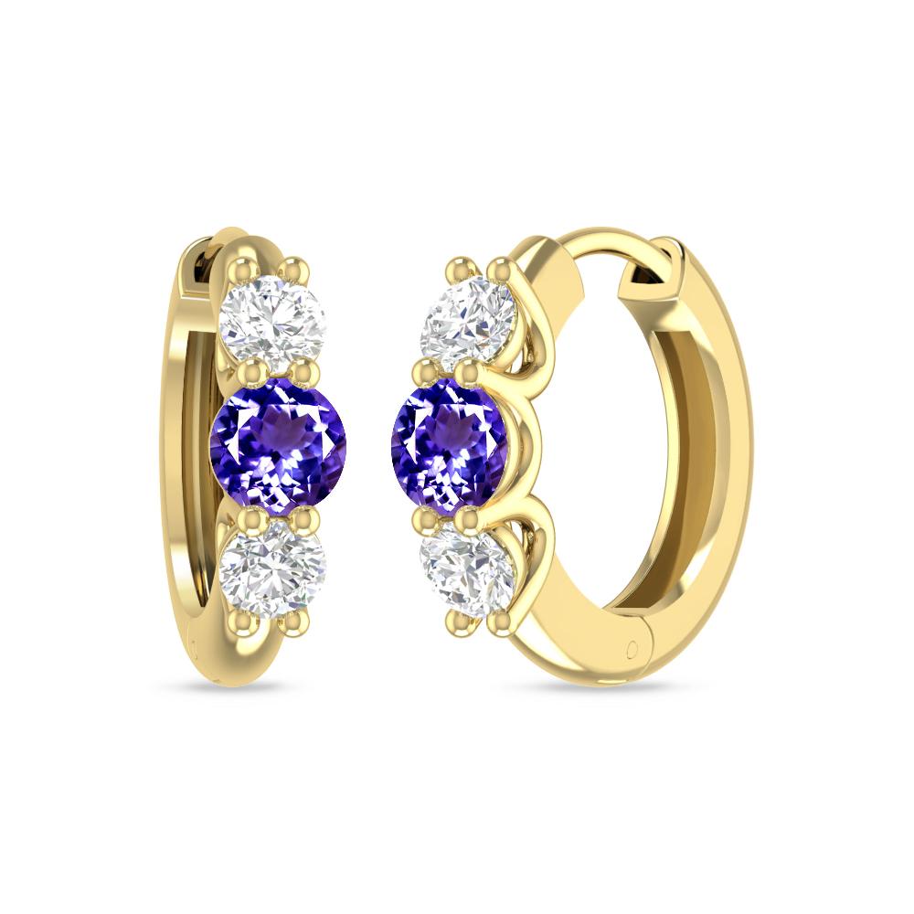 Yellow Gold - Tanzanite