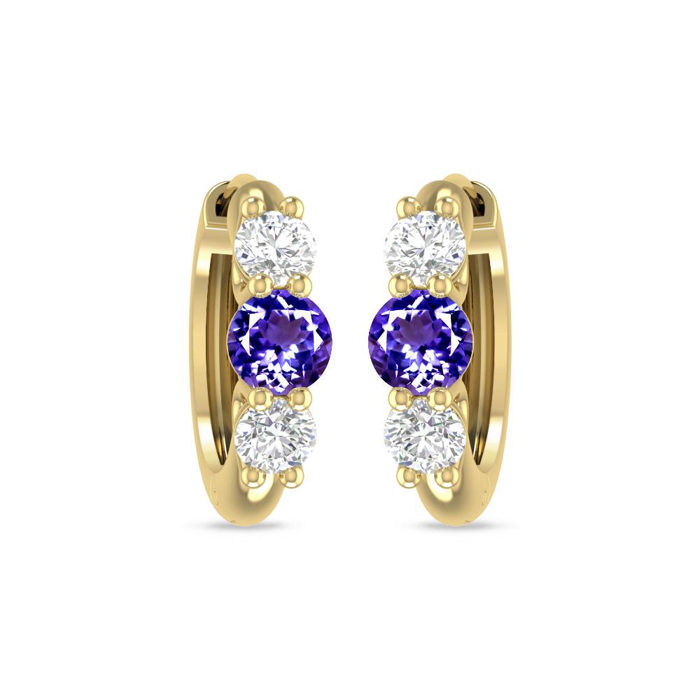 Yellow Gold - Tanzanite