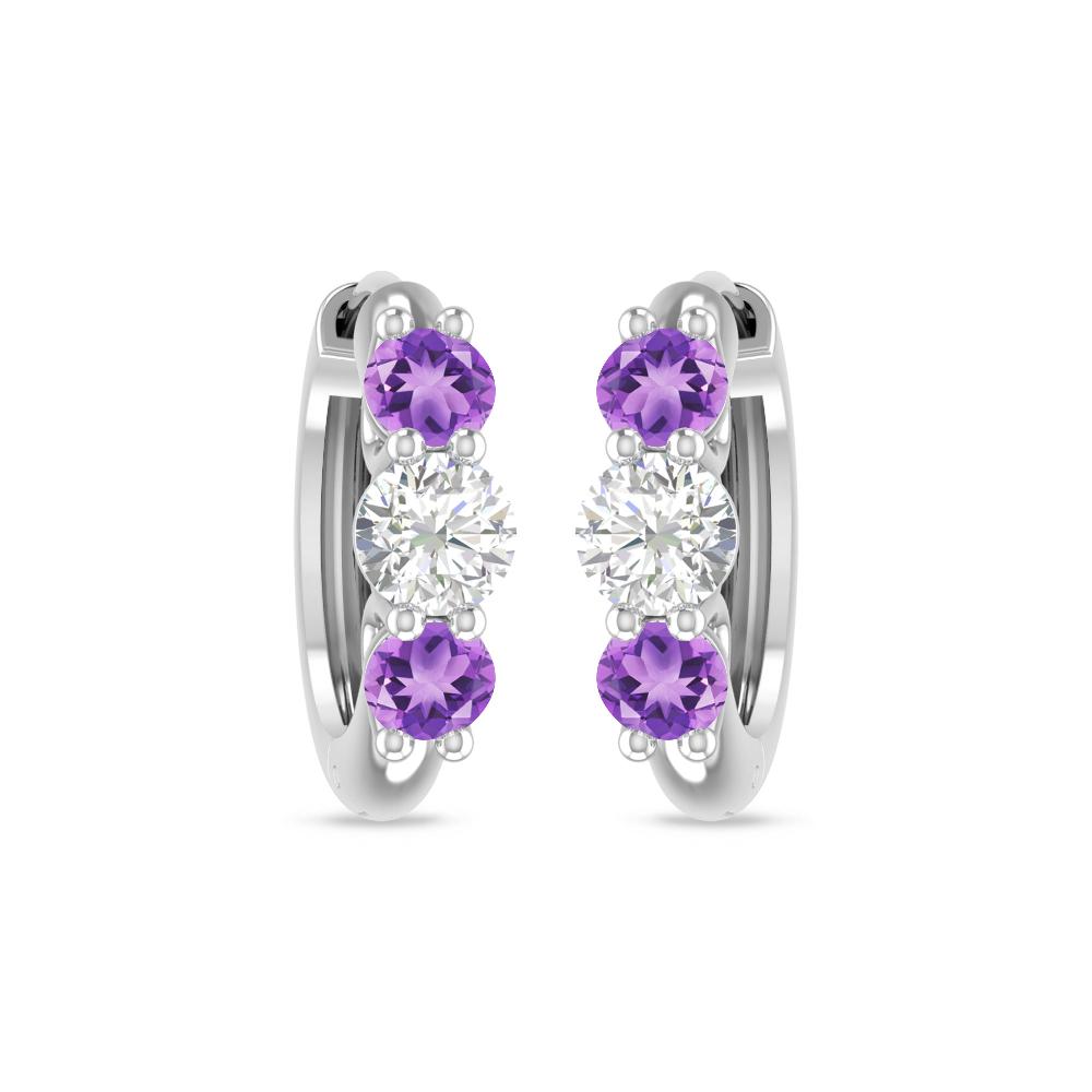 White Gold - Amethyst