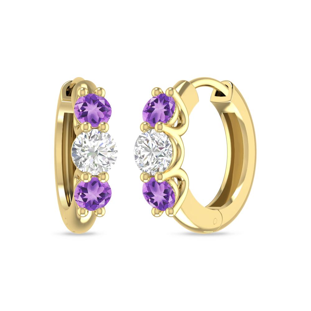 Yellow Gold - Amethyst