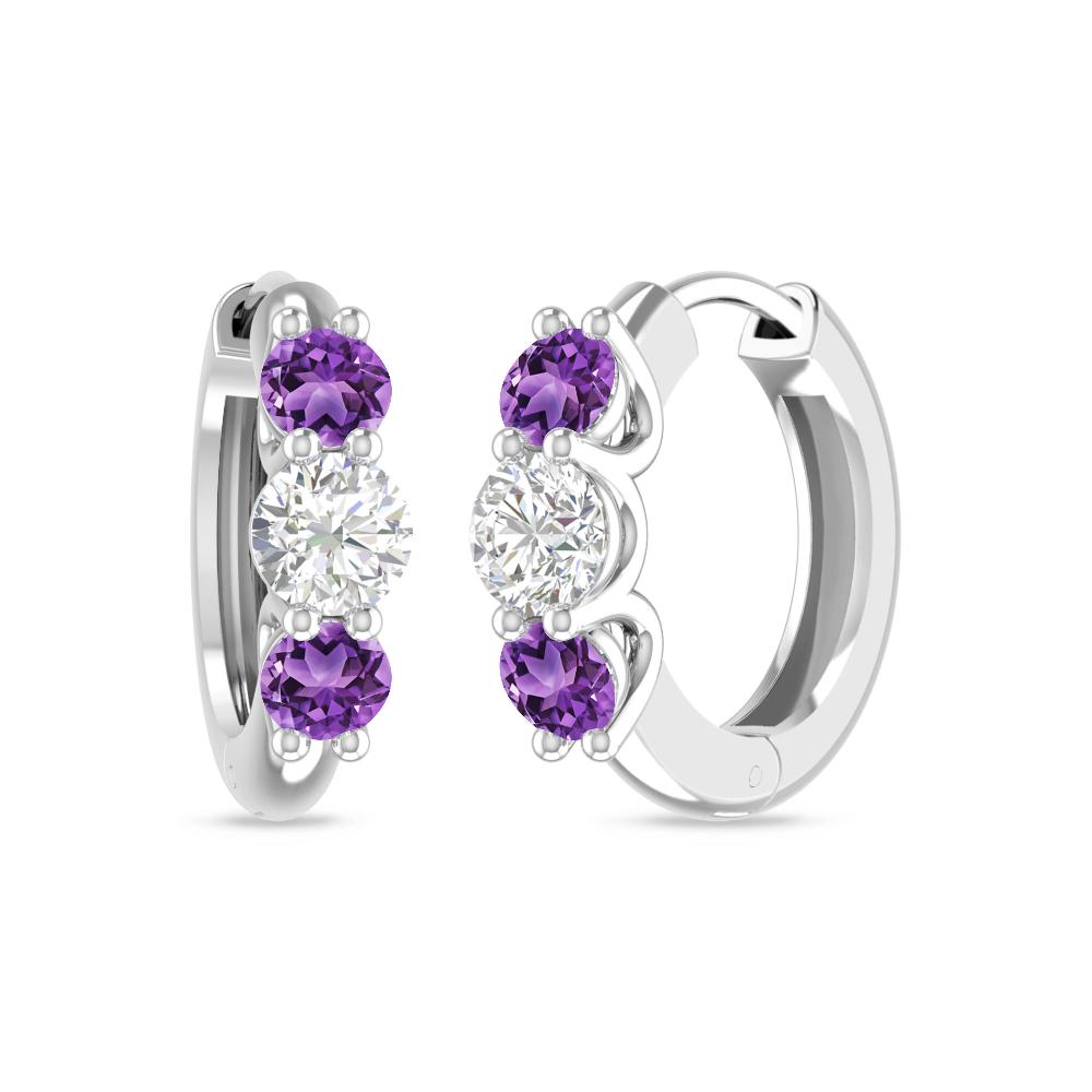 White Gold - Amethyst