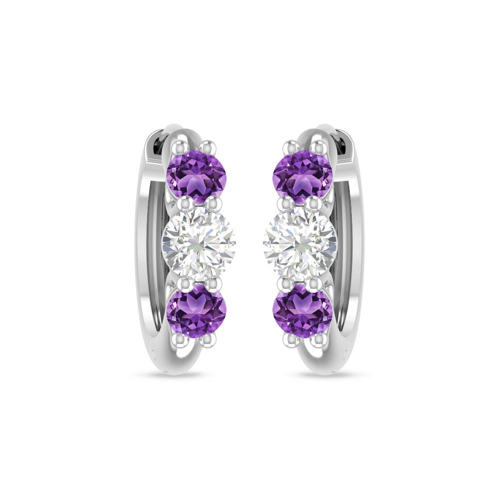 White Gold - Amethyst