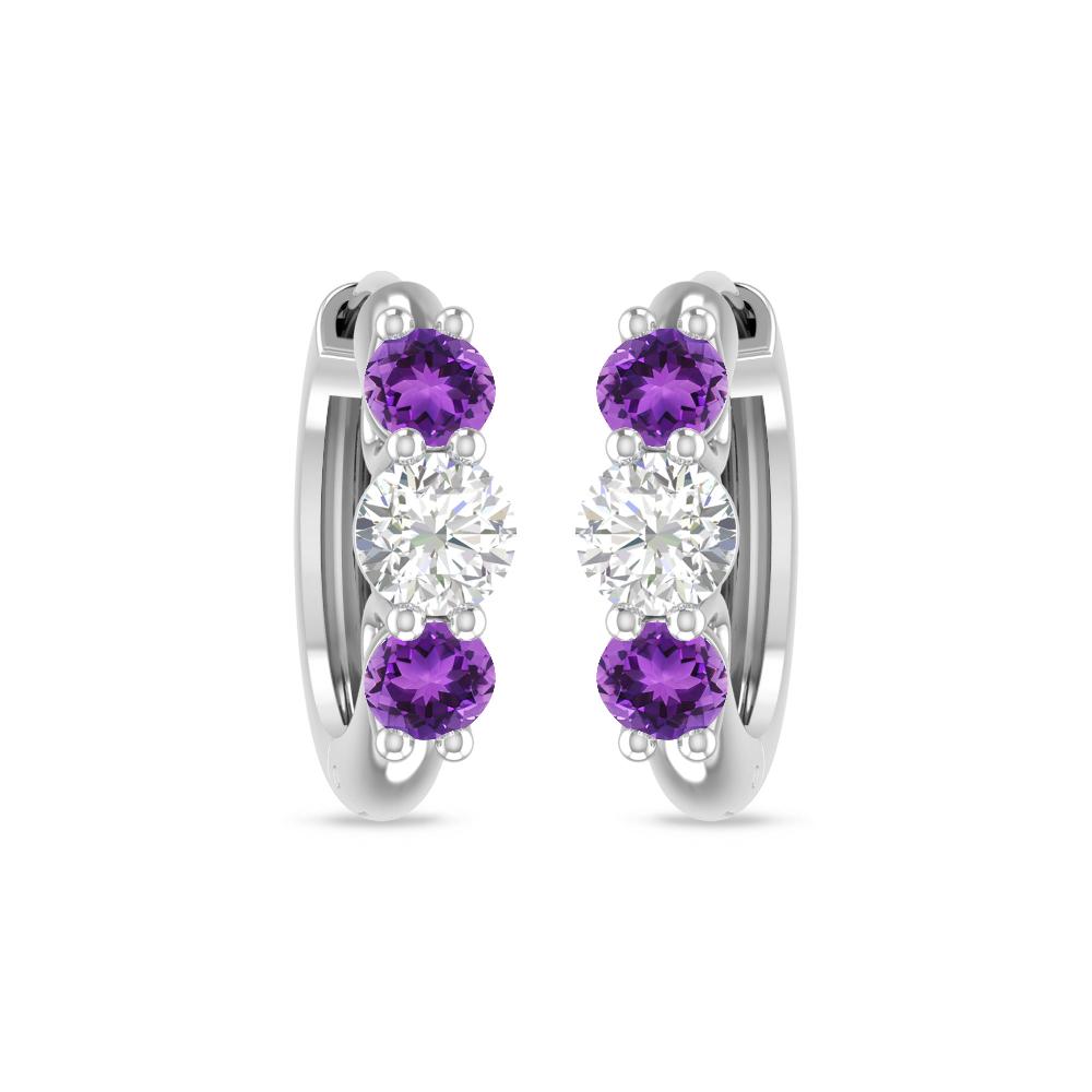 White Gold - Amethyst