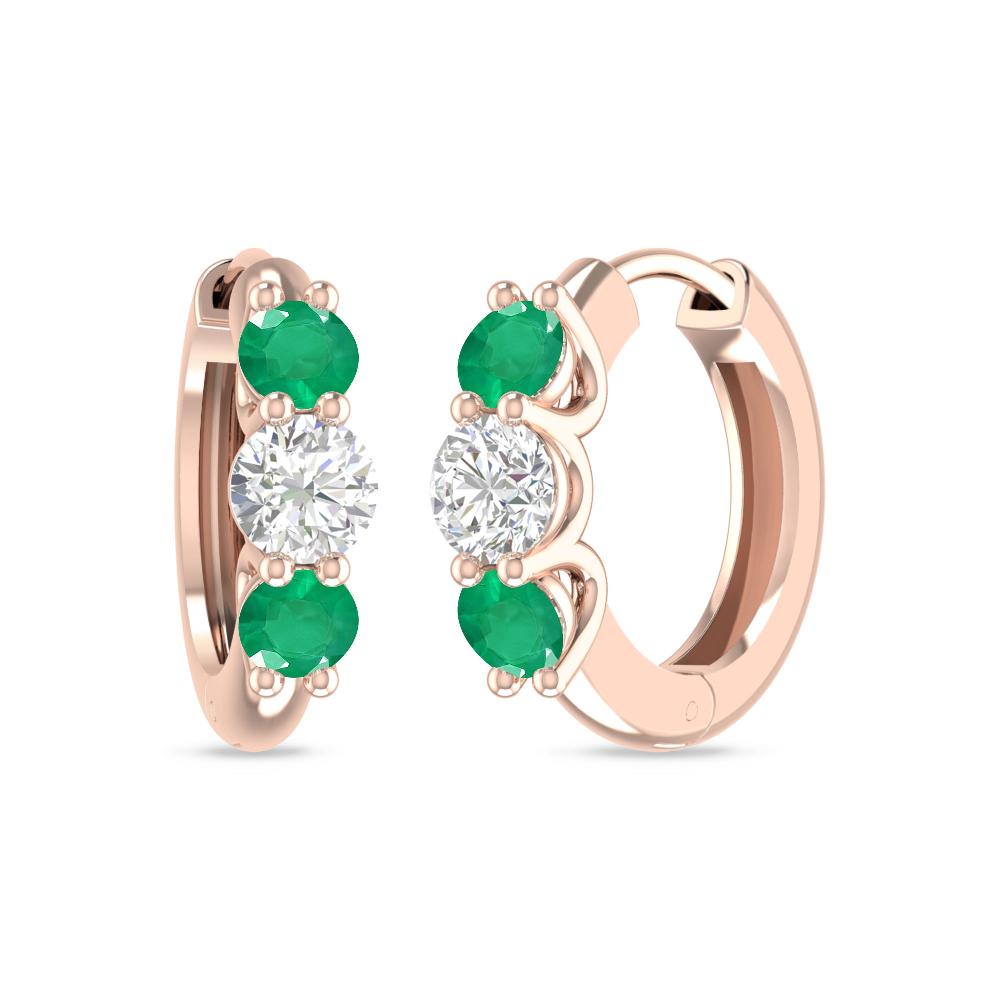 Rose Gold - Emerald