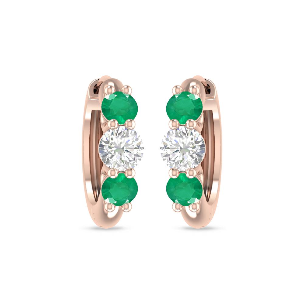 Rose Gold - Emerald