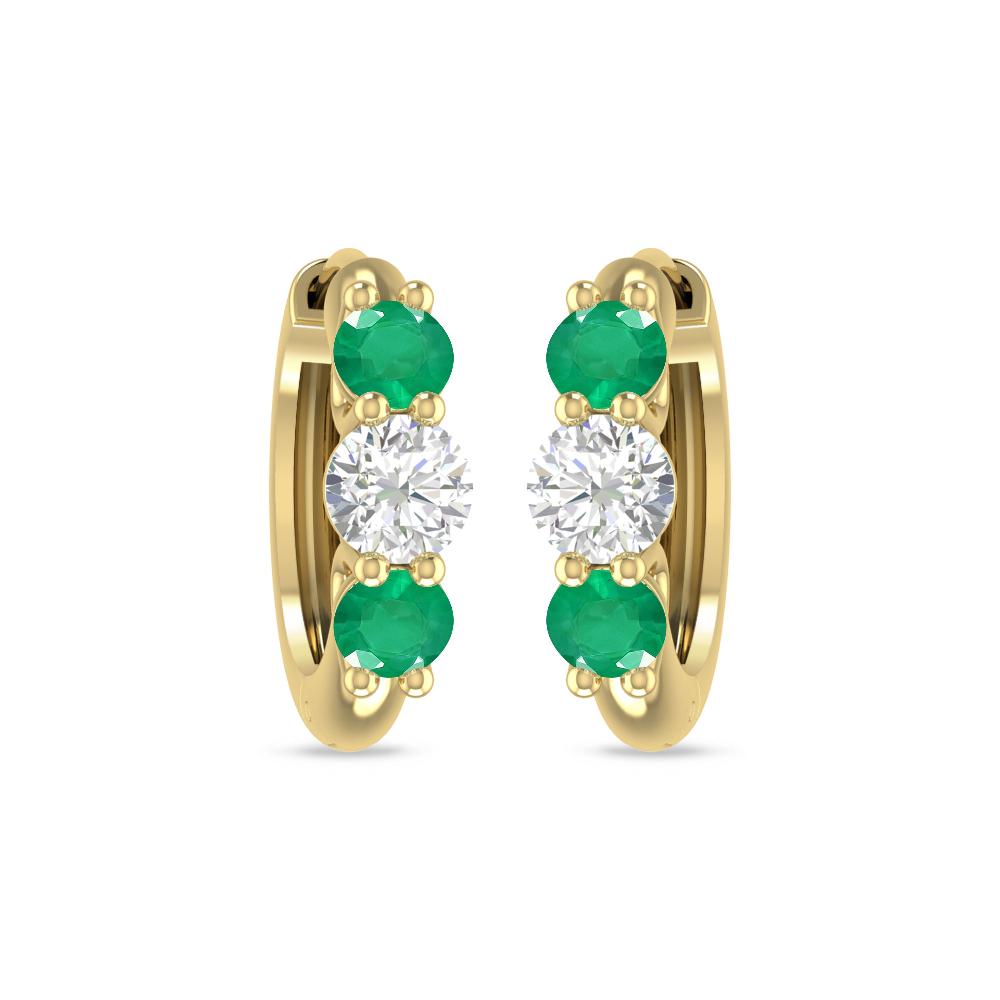 Yellow Gold - Emerald