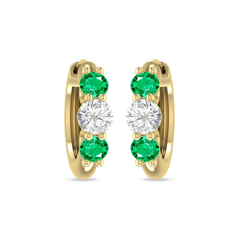 Yellow Gold - Emerald