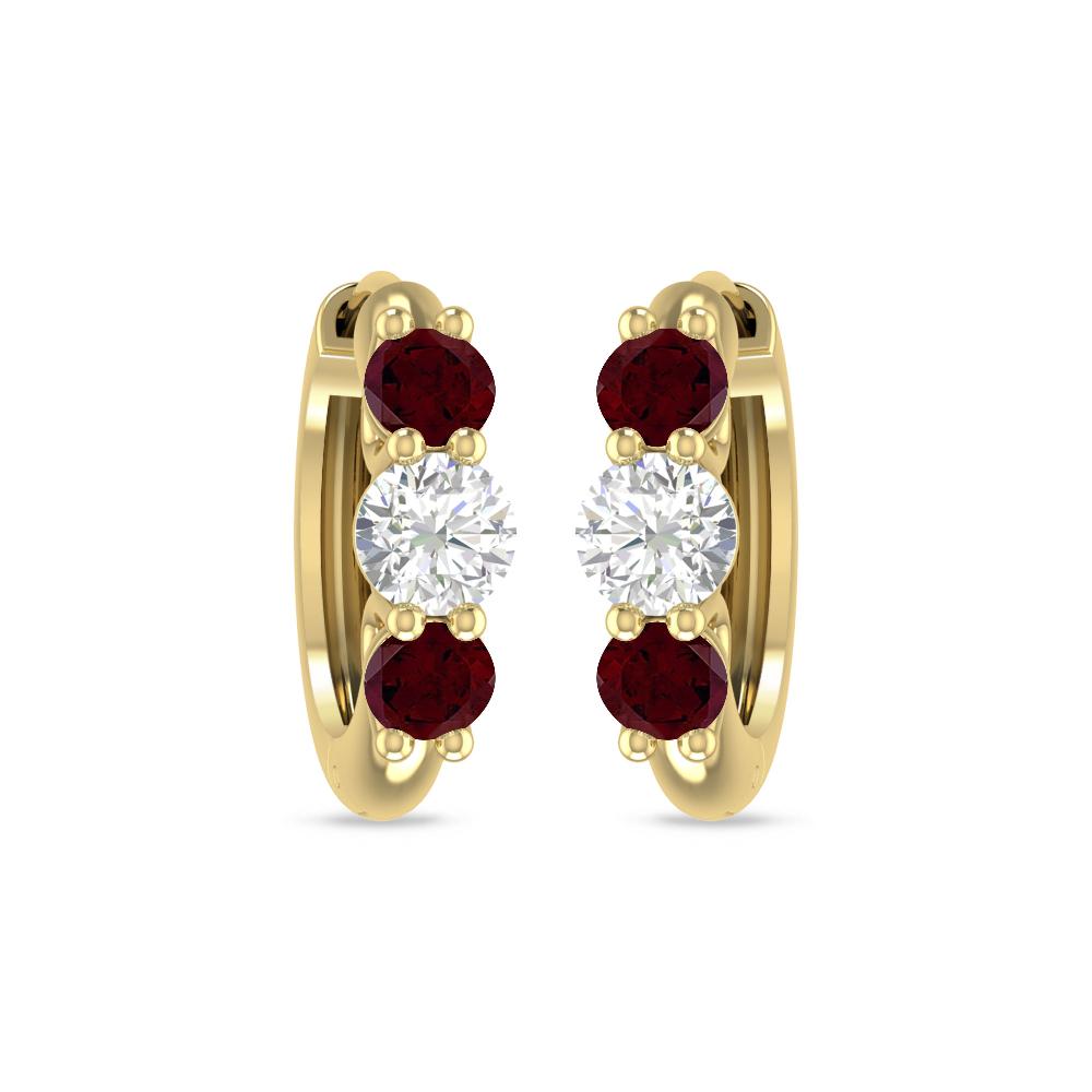 Yellow Gold - Garnet