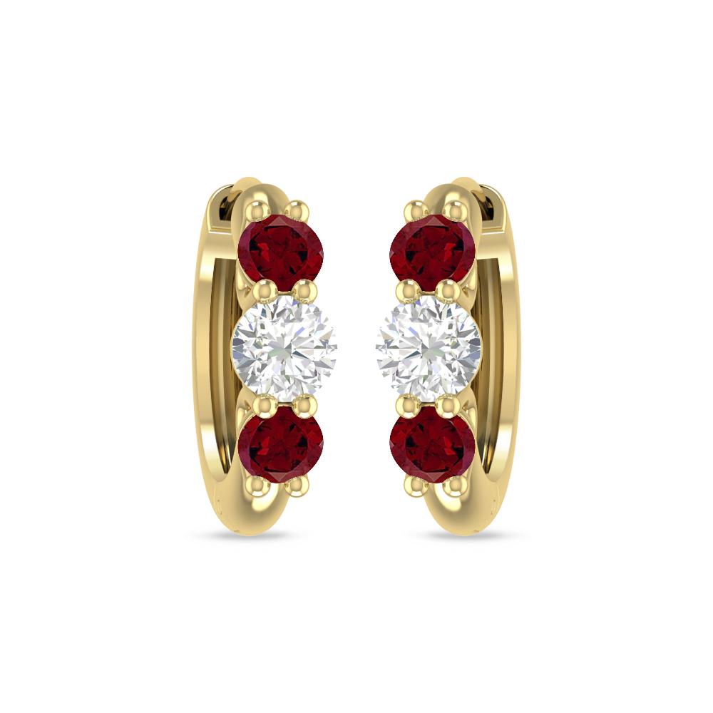 Yellow Gold - Garnet