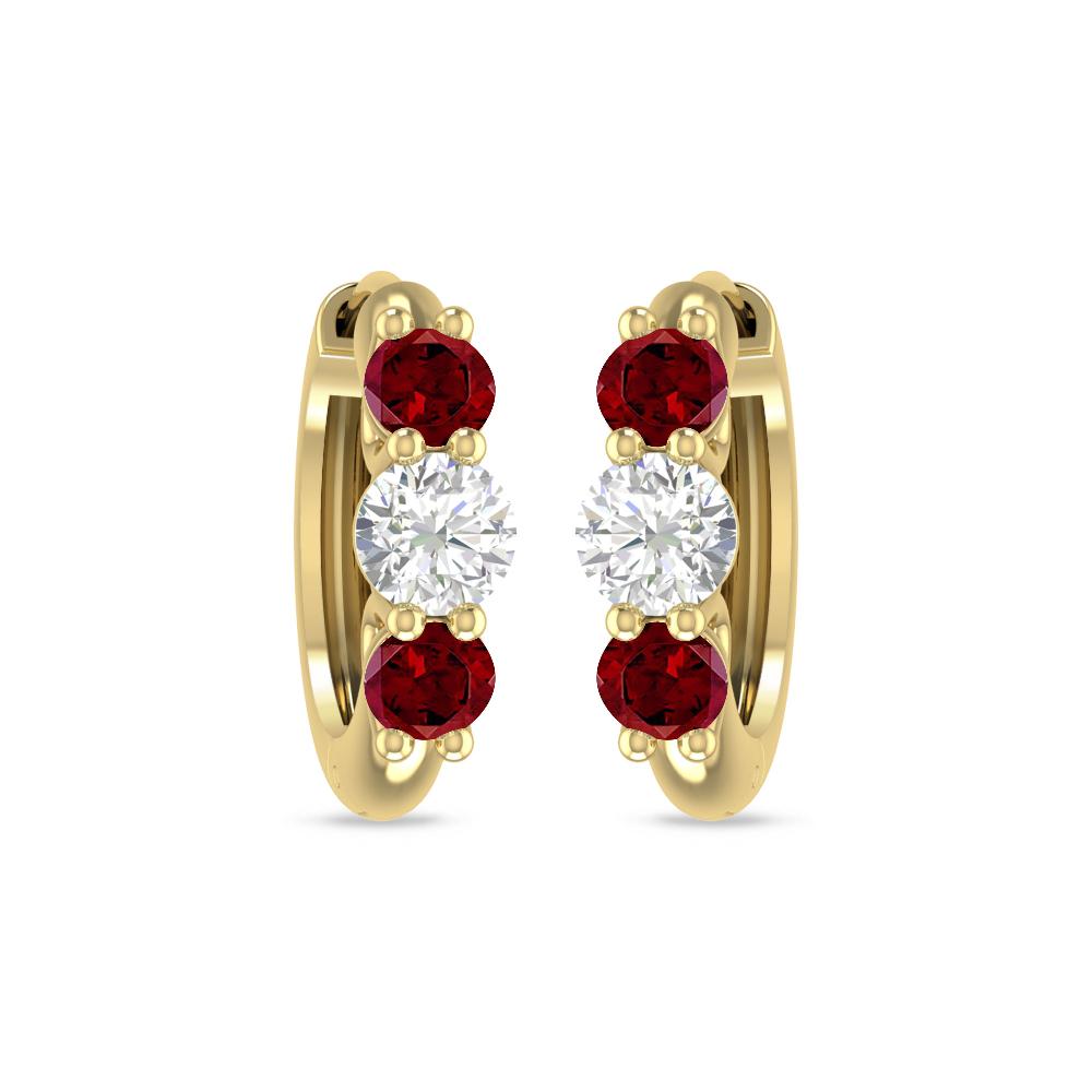 Yellow Gold - Garnet