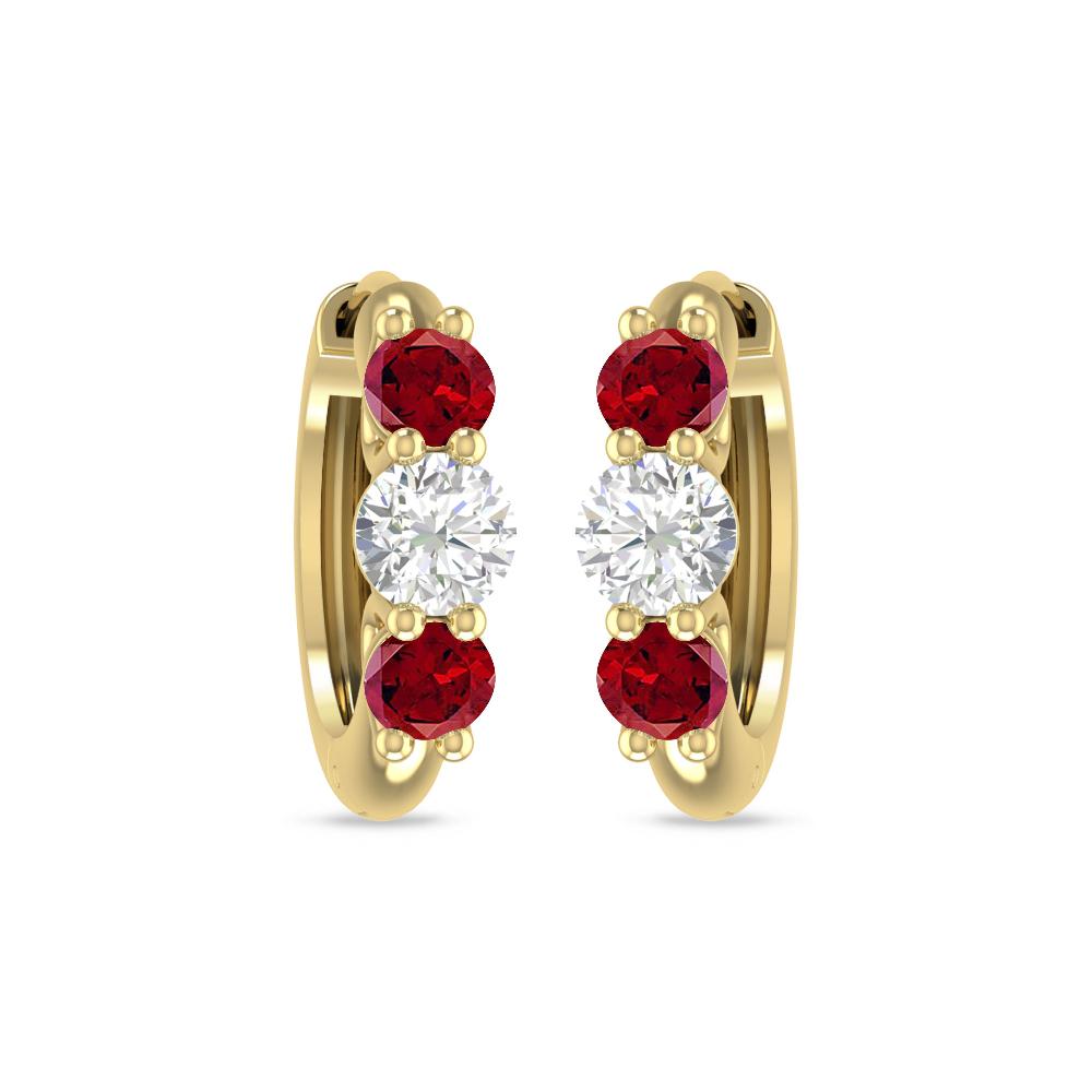 Yellow Gold - Garnet