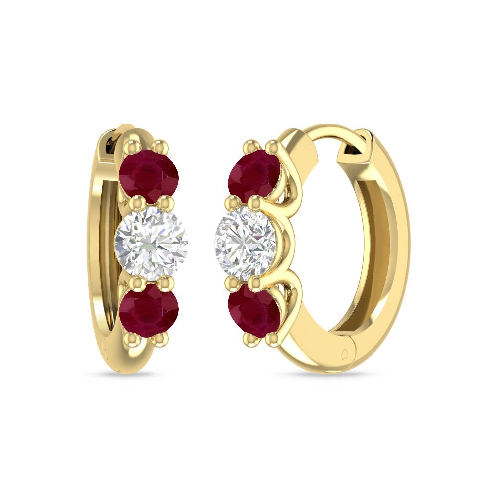 Yellow Gold - Ruby