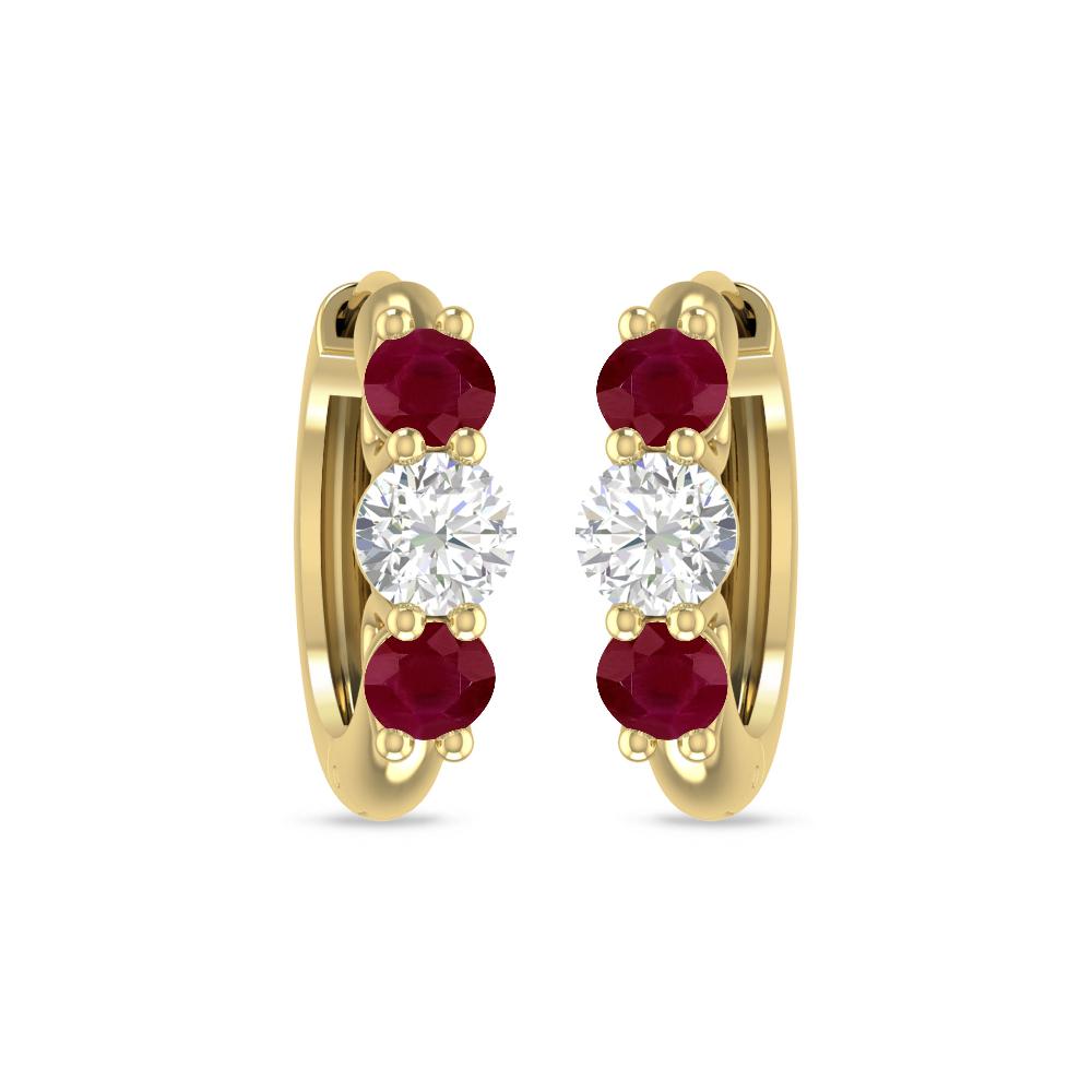 Yellow Gold - Ruby