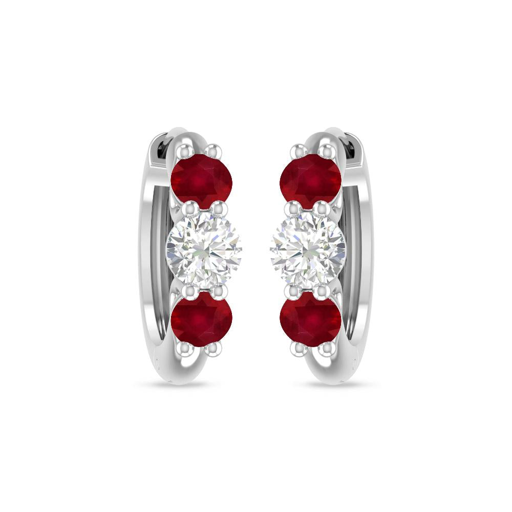 White Gold - Ruby