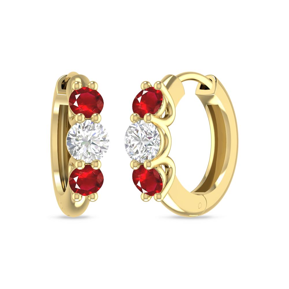 Yellow Gold - Ruby
