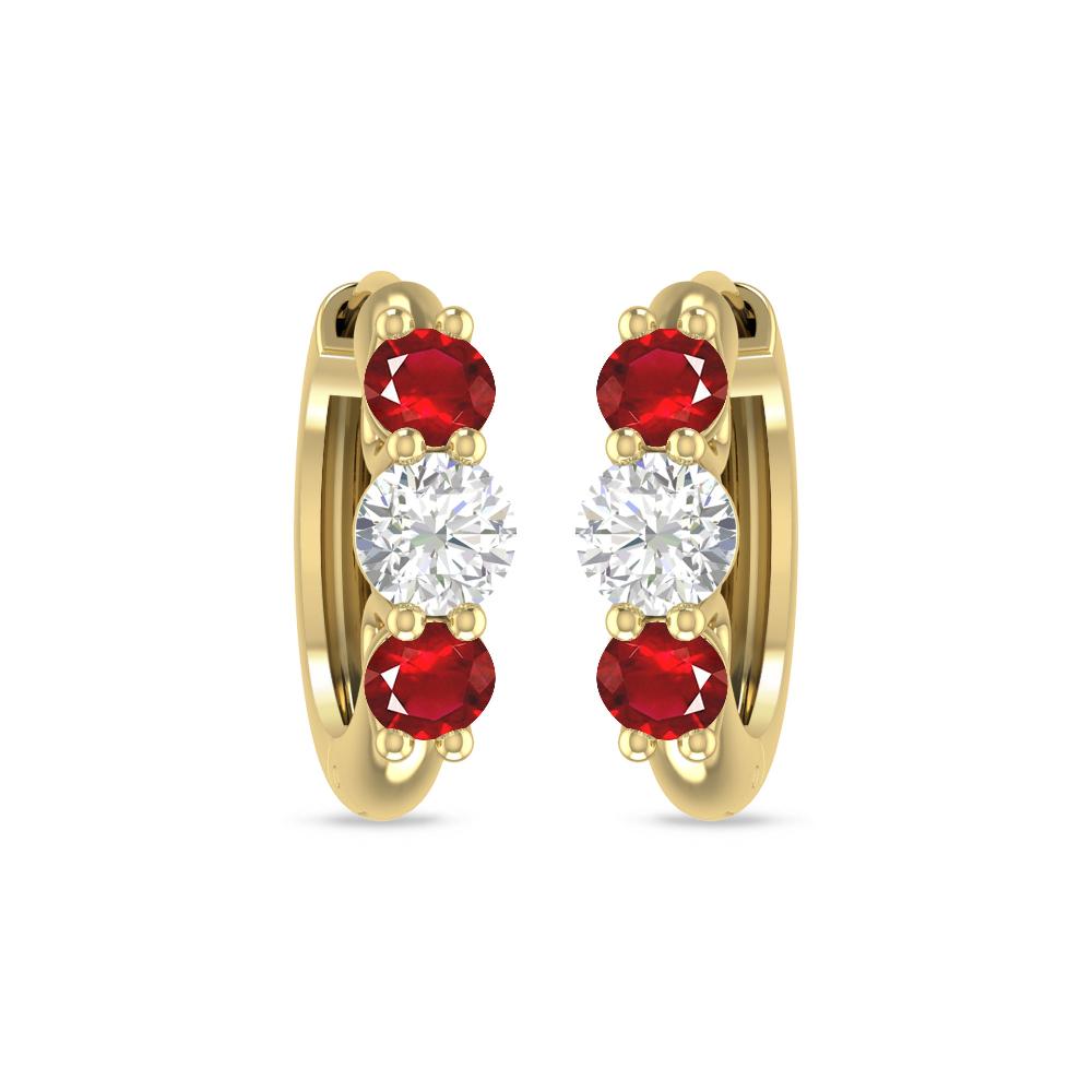 Yellow Gold - Ruby