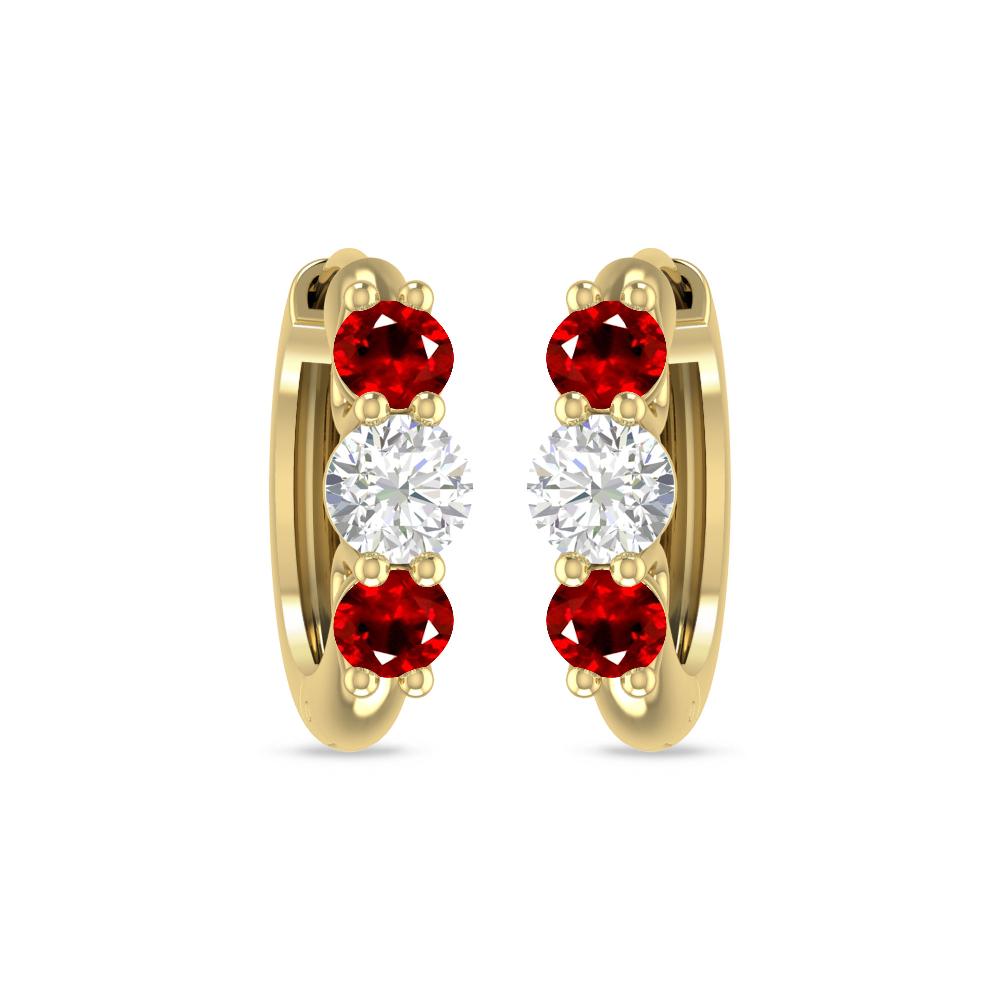 Yellow Gold - Ruby