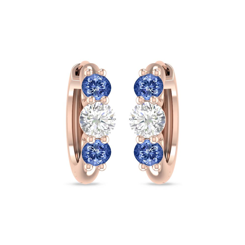 Rose Gold - Tanzanite