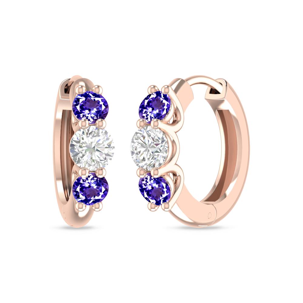 Rose Gold - Tanzanite