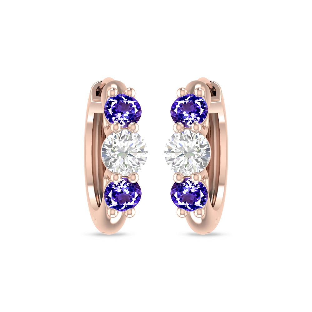 Rose Gold - Tanzanite