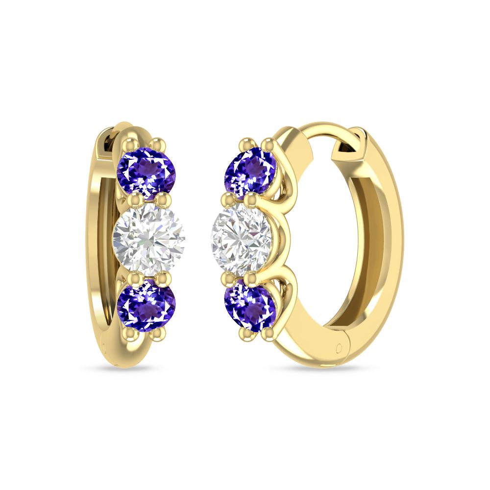 Yellow Gold - Tanzanite