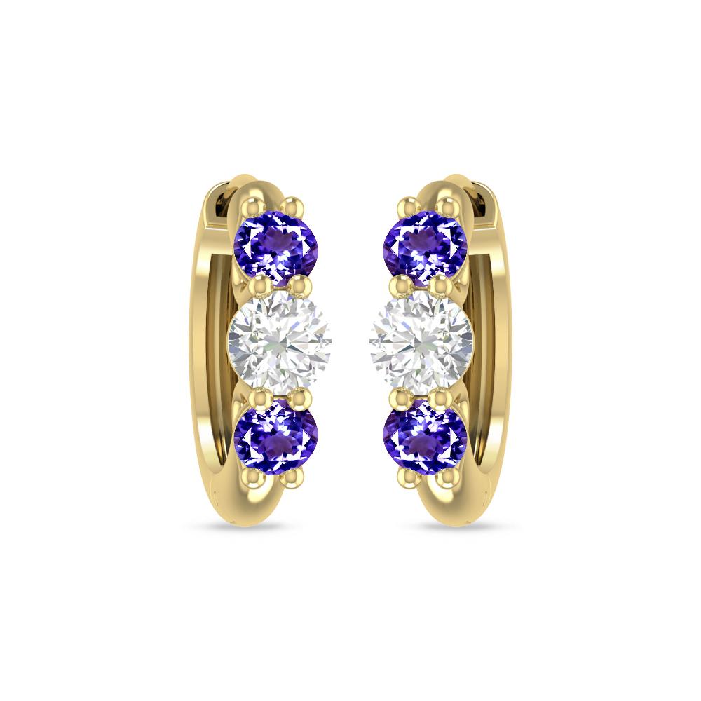 Yellow Gold - Tanzanite