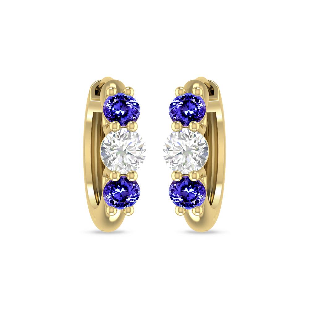 Yellow Gold - Tanzanite