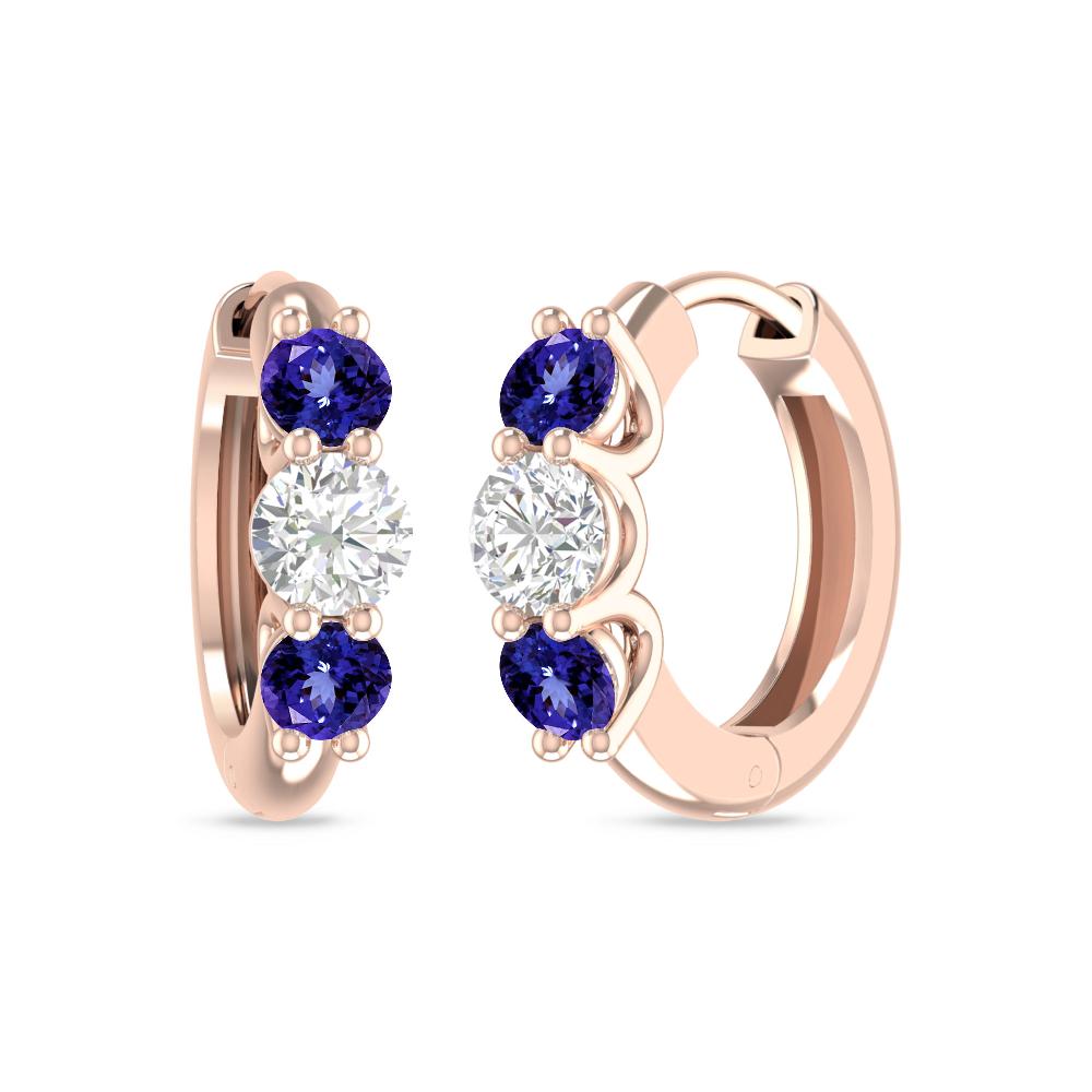 Rose Gold - Tanzanite