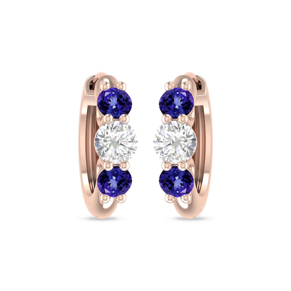 Rose Gold - Tanzanite