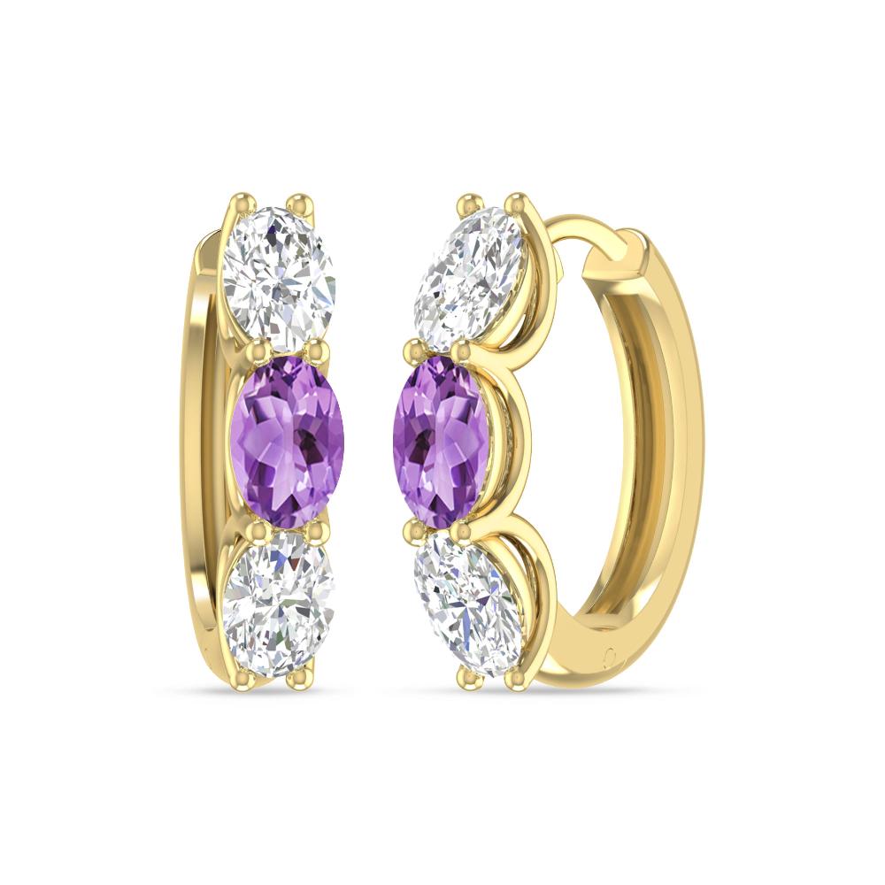 Yellow Gold - Amethyst