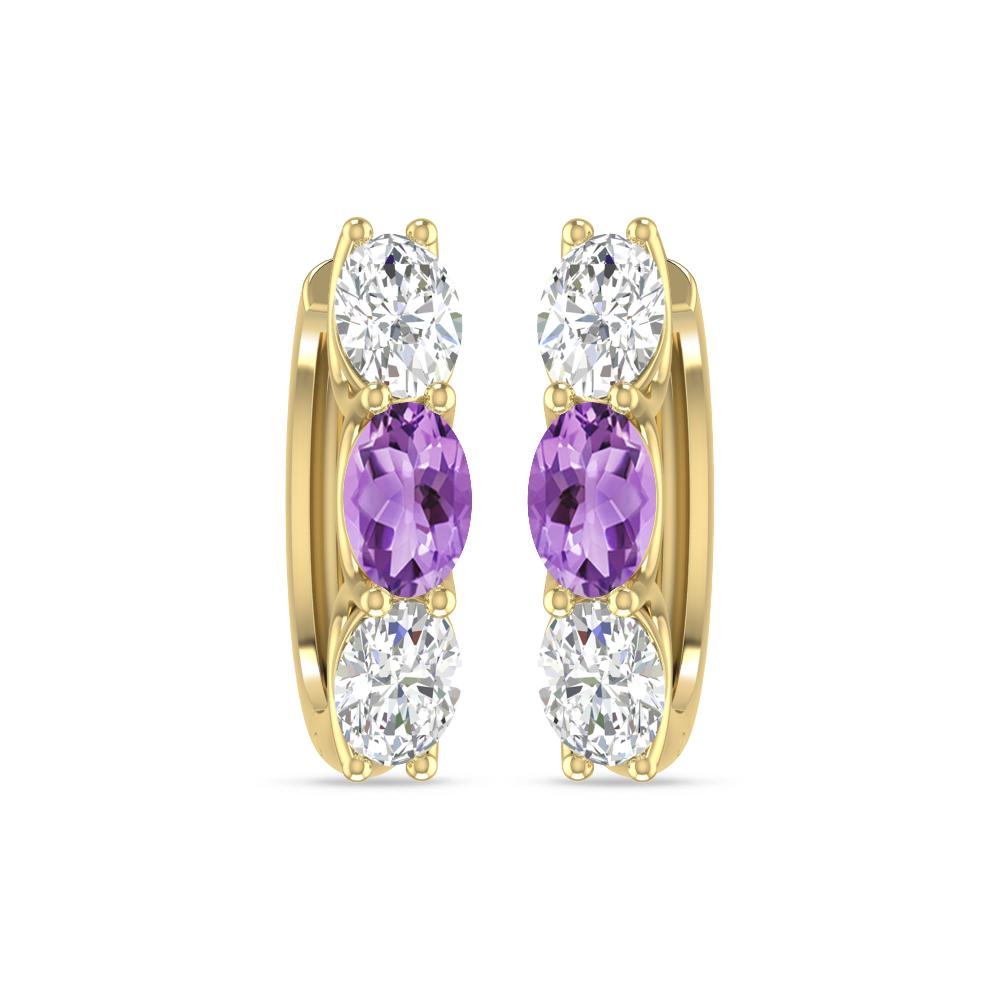 Yellow Gold - Amethyst