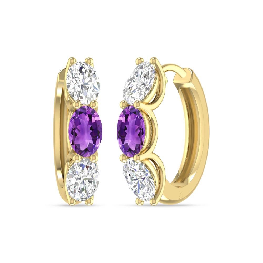 Yellow Gold - Amethyst