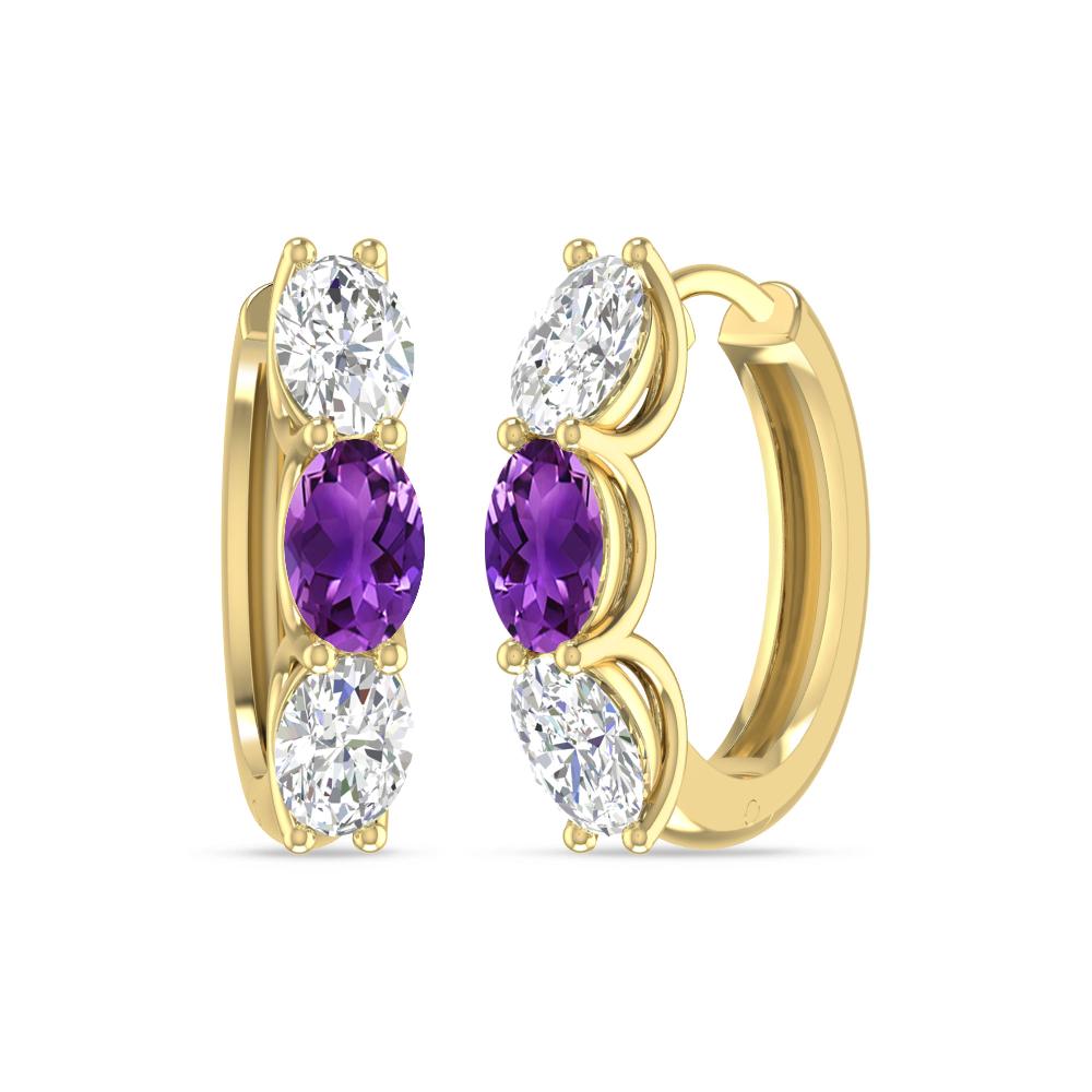 Yellow Gold - Amethyst