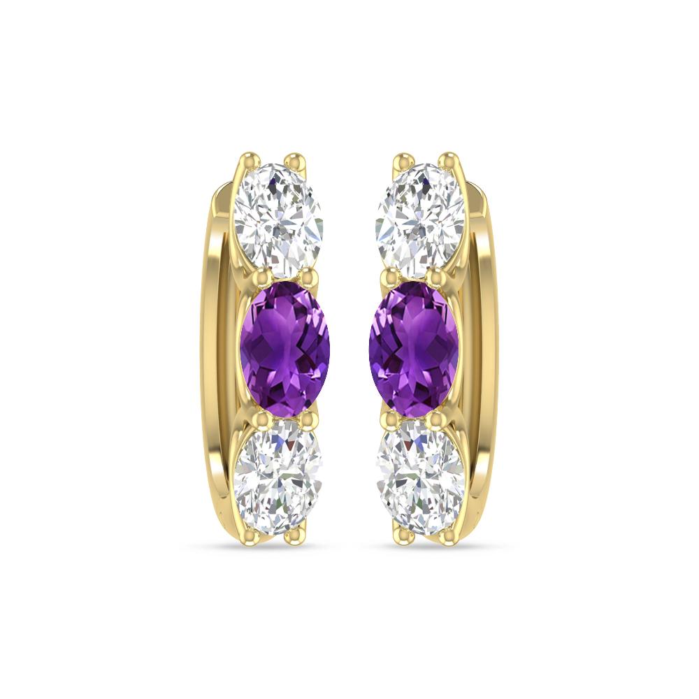 Yellow Gold - Amethyst